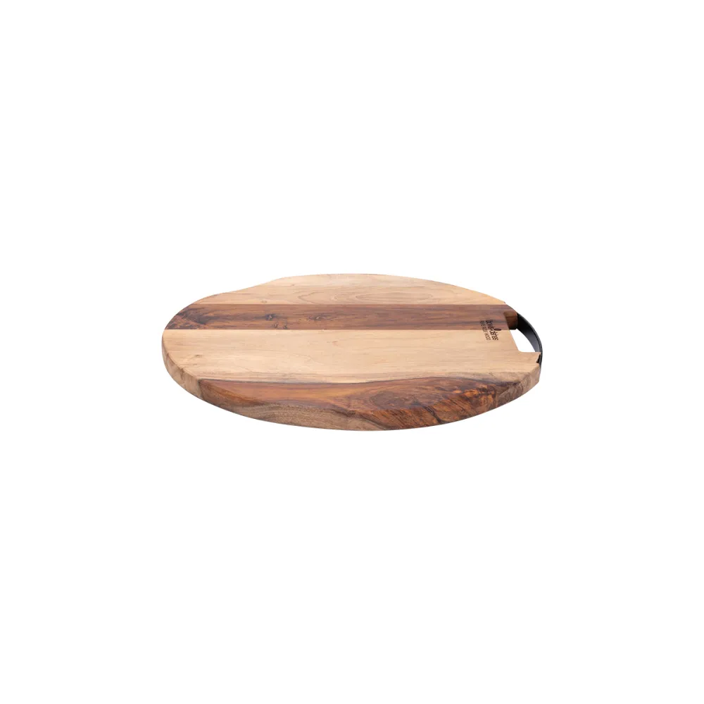 Serveerplank rond Rozenhout Bowls and Dishes